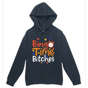 Bingo Cards Game Bingo Time Bitches Gift Urban Pullover Hoodie