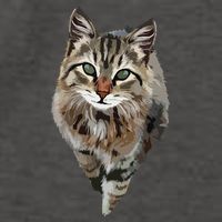 Brown Cat Green Eyes Cats Tee Gifts Vector Backpack