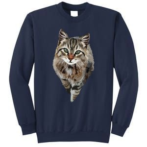 Brown Cat Green Eyes Cats Tee Gifts Sweatshirt