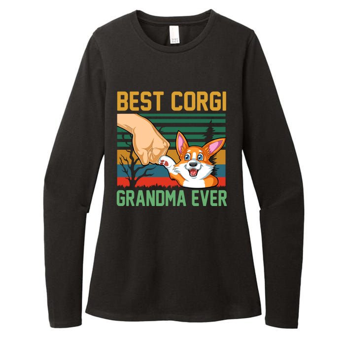 Best Corgi Grandma Ever Womens CVC Long Sleeve Shirt