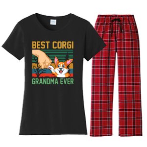 Best Corgi Grandma Ever Women's Flannel Pajama Set