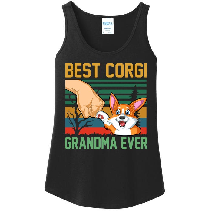 Best Corgi Grandma Ever Ladies Essential Tank