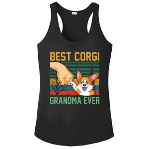 Best Corgi Grandma Ever Ladies PosiCharge Competitor Racerback Tank