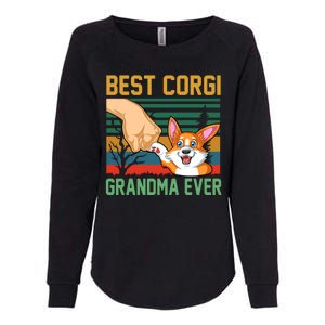 Best Corgi Grandma Ever Womens California Wash Sweatshirt