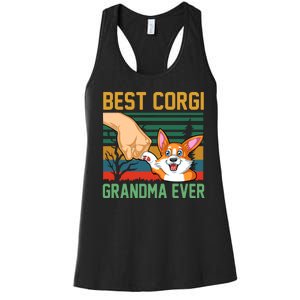 Best Corgi Grandma Ever Women's Racerback Tank