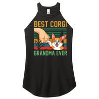 Best Corgi Grandma Ever Women's Perfect Tri Rocker Tank