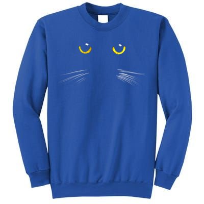 Black Cat Gift Ns Kitty Print Gift Sweatshirt