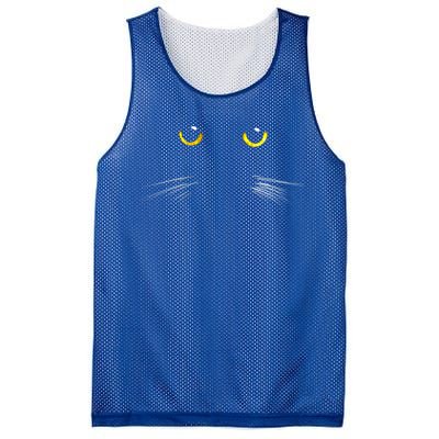 Black Cat Gift Ns Kitty Print Gift Mesh Reversible Basketball Jersey Tank