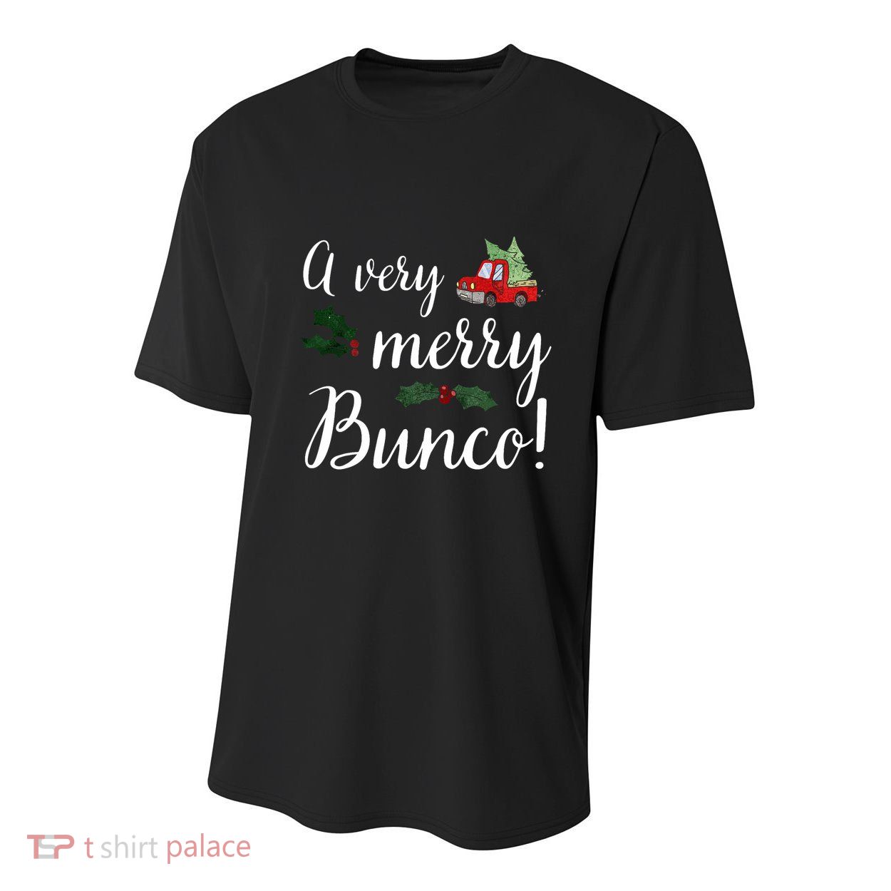 Bunco Christmas Gift Very Merry Bunco Youth Performance Sprint T-Shirt