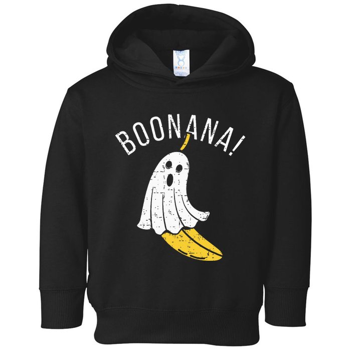 Boonana Cute Ghost Banana Halloween Costume Toddler Hoodie