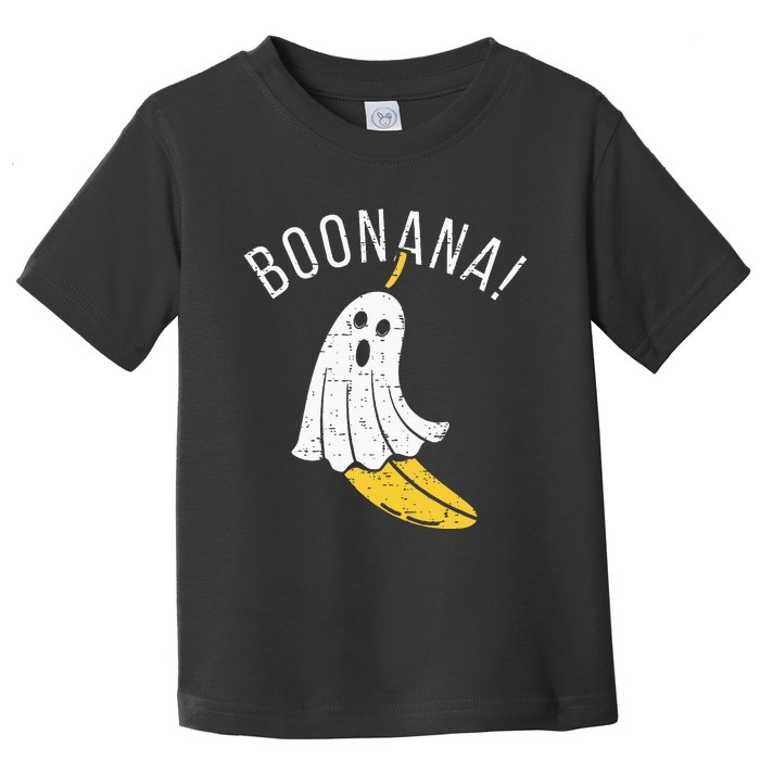 Boonana Cute Ghost Banana Halloween Costume Toddler T-Shirt