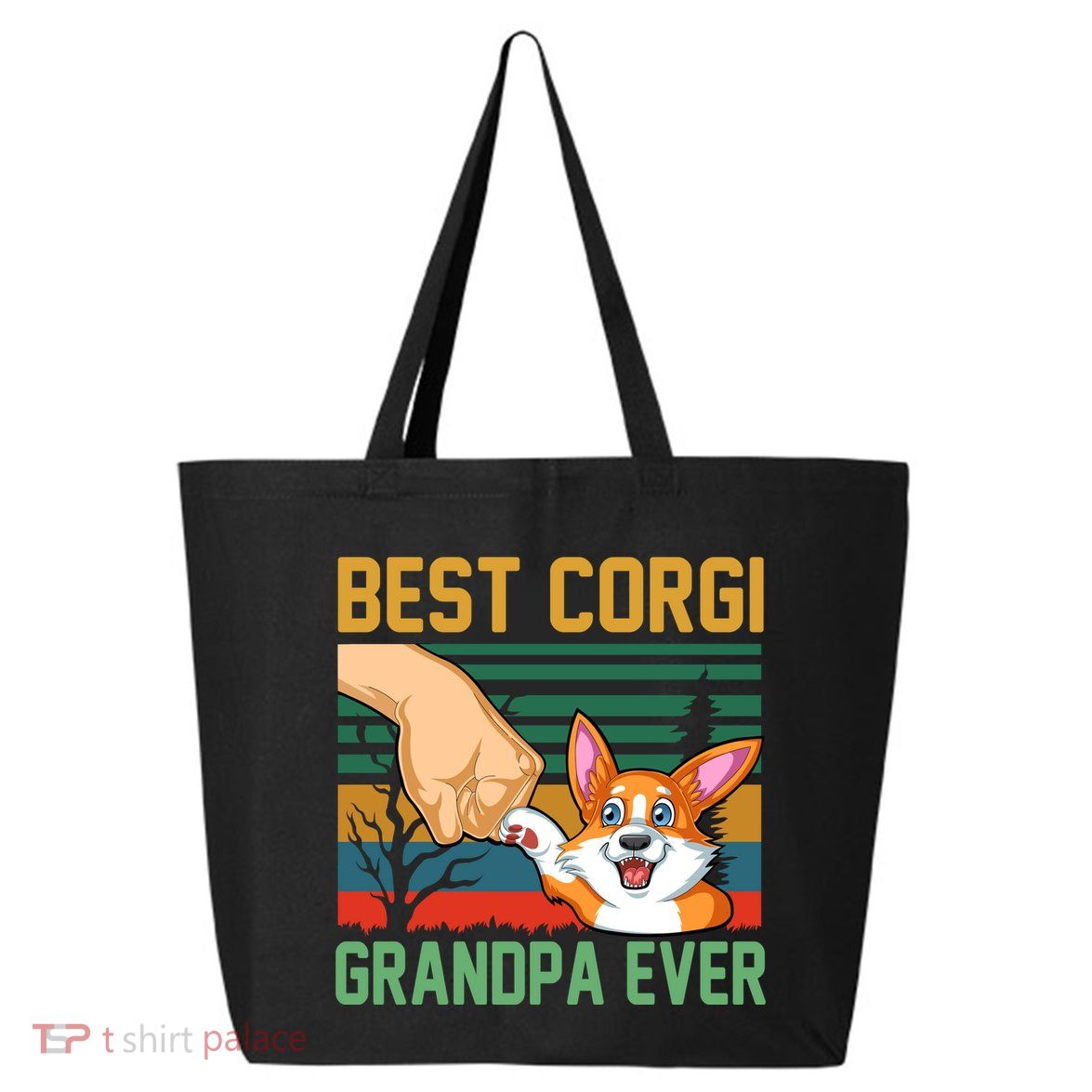 Best Corgi Grandpa Ever 25L Jumbo Tote