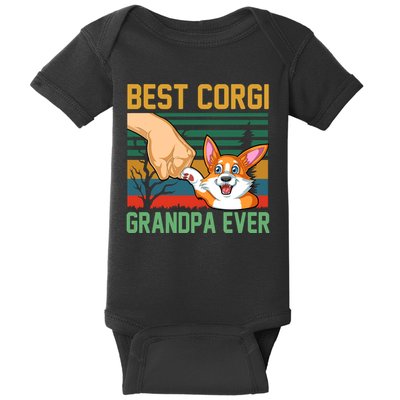 Best Corgi Grandpa Ever Baby Bodysuit