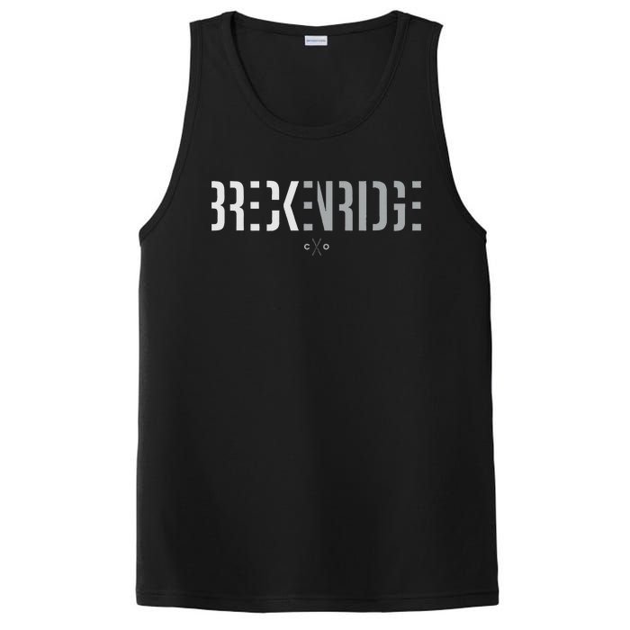 Breckenridge Colorado Graphic Ski PosiCharge Competitor Tank