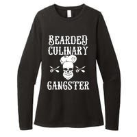 Bearded Culinary Gangster Vintage Cooking Guru Gift Womens CVC Long Sleeve Shirt