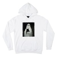 Black Cat Ghost Halloween Spooky Season Costume Gift Hoodie