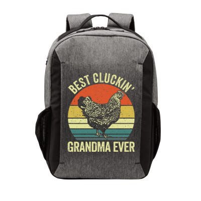 Best Cluckin Grandma Ever Funny Clucking Chicken Farmer Vector Backpack