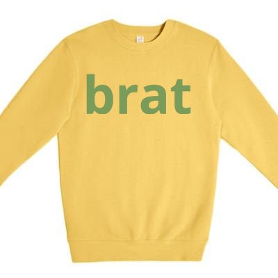 Brat Charli Girl Summer Premium Crewneck Sweatshirt