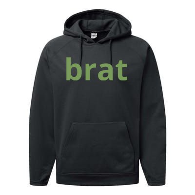 Brat Charli Girl Summer Performance Fleece Hoodie