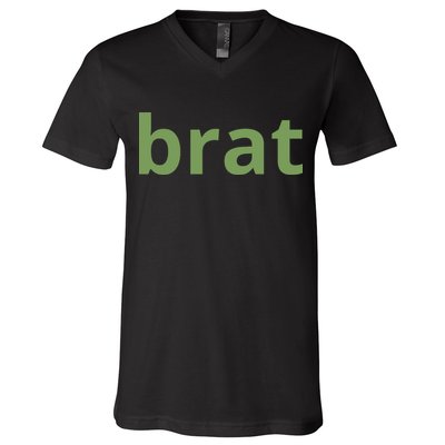 Brat Charli Girl Summer V-Neck T-Shirt