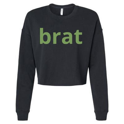 Brat Charli Girl Summer Cropped Pullover Crew