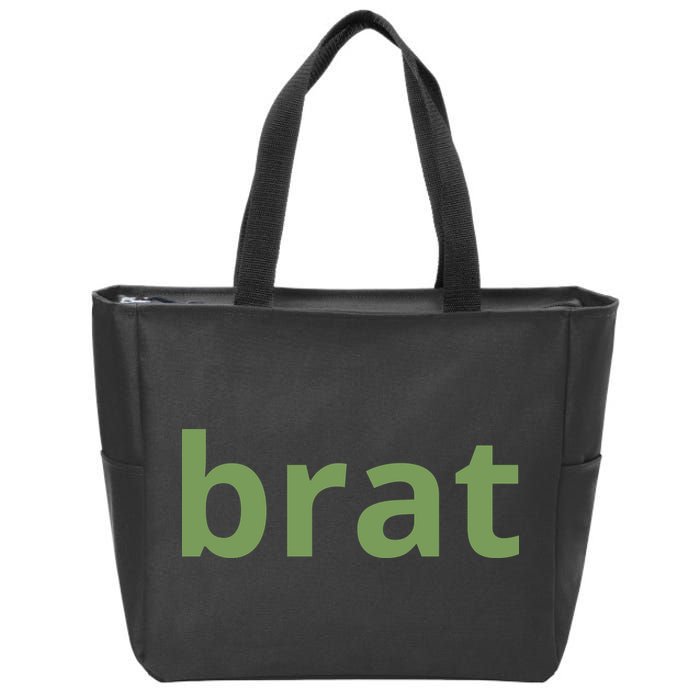 Brat Charli Girl Summer Zip Tote Bag