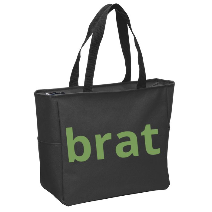 Brat Charli Girl Summer Zip Tote Bag