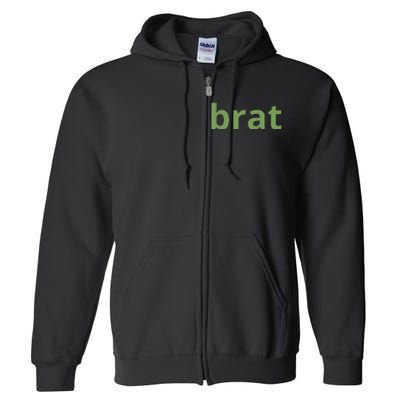 Brat Charli Girl Summer Full Zip Hoodie