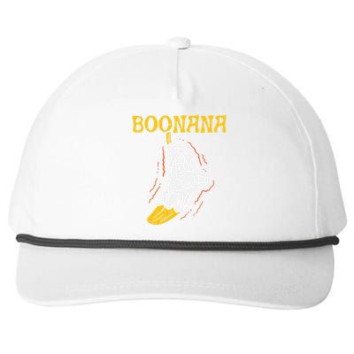 Boonana Cute Ghost Banana Halloween Costume Snapback Five-Panel Rope Hat