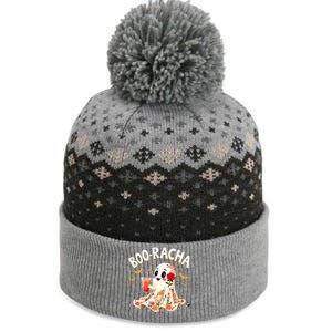 Booracha Cute Ghost Drink Fiesta Halloween Funny The Baniff Cuffed Pom Beanie