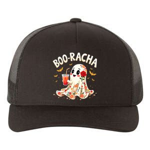 Booracha Cute Ghost Drink Fiesta Halloween Funny Yupoong Adult 5-Panel Trucker Hat