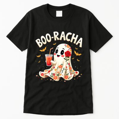 Booracha Cute Ghost Drink Fiesta Halloween Funny Tall T-Shirt