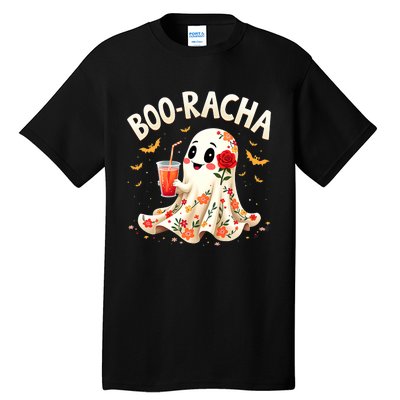 Booracha Cute Ghost Drink Fiesta Halloween Funny Tall T-Shirt