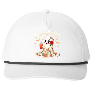 Booracha Cute Ghost Drink Fiesta Halloween Funny Snapback Five-Panel Rope Hat