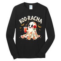 Booracha Cute Ghost Drink Fiesta Halloween Funny Tall Long Sleeve T-Shirt