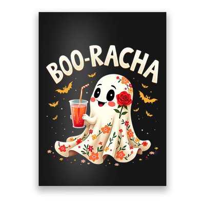 Booracha Cute Ghost Drink Fiesta Halloween Funny Poster
