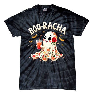 Booracha Cute Ghost Drink Fiesta Halloween Funny Tie-Dye T-Shirt