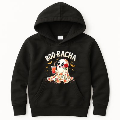 Booracha Cute Ghost Drink Fiesta Halloween Funny Kids Hoodie