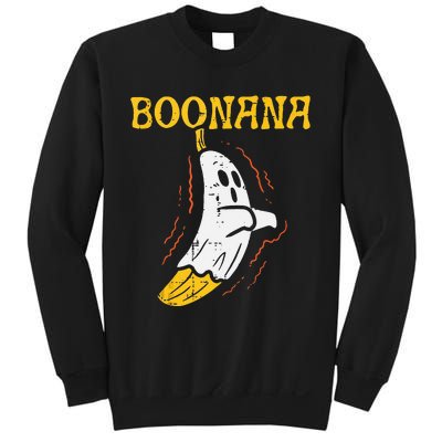 Boonana Cute Ghost Banana Halloween Costume Sweatshirt