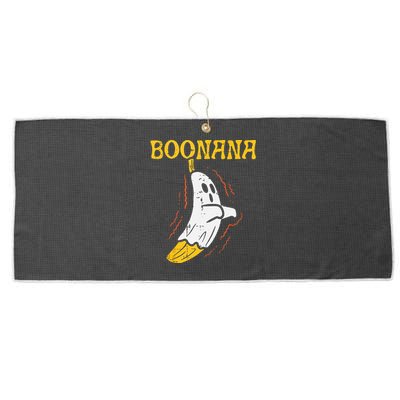 Boonana Cute Ghost Banana Halloween Costume Large Microfiber Waffle Golf Towel