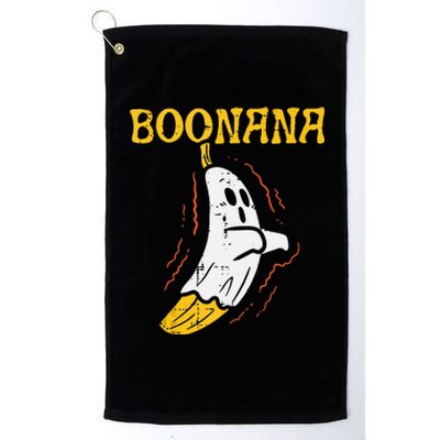 Boonana Cute Ghost Banana Halloween Costume Platinum Collection Golf Towel