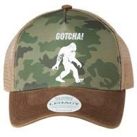 Bigfoot Circle Game Gotcha Meme Ok Hand Legacy Tie Dye Trucker Hat