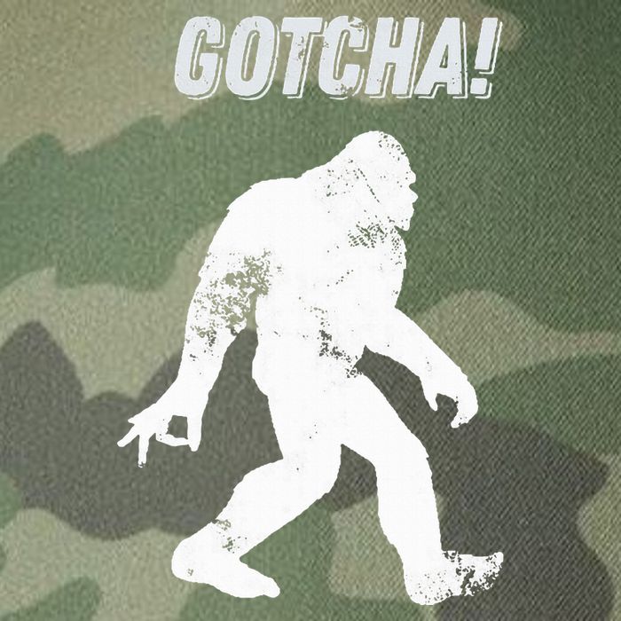 Bigfoot Circle Game Gotcha Meme Ok Hand Legacy Tie Dye Trucker Hat