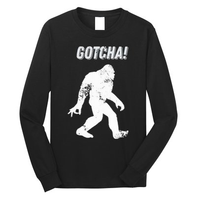 Bigfoot Circle Game Gotcha Meme Ok Hand Long Sleeve Shirt