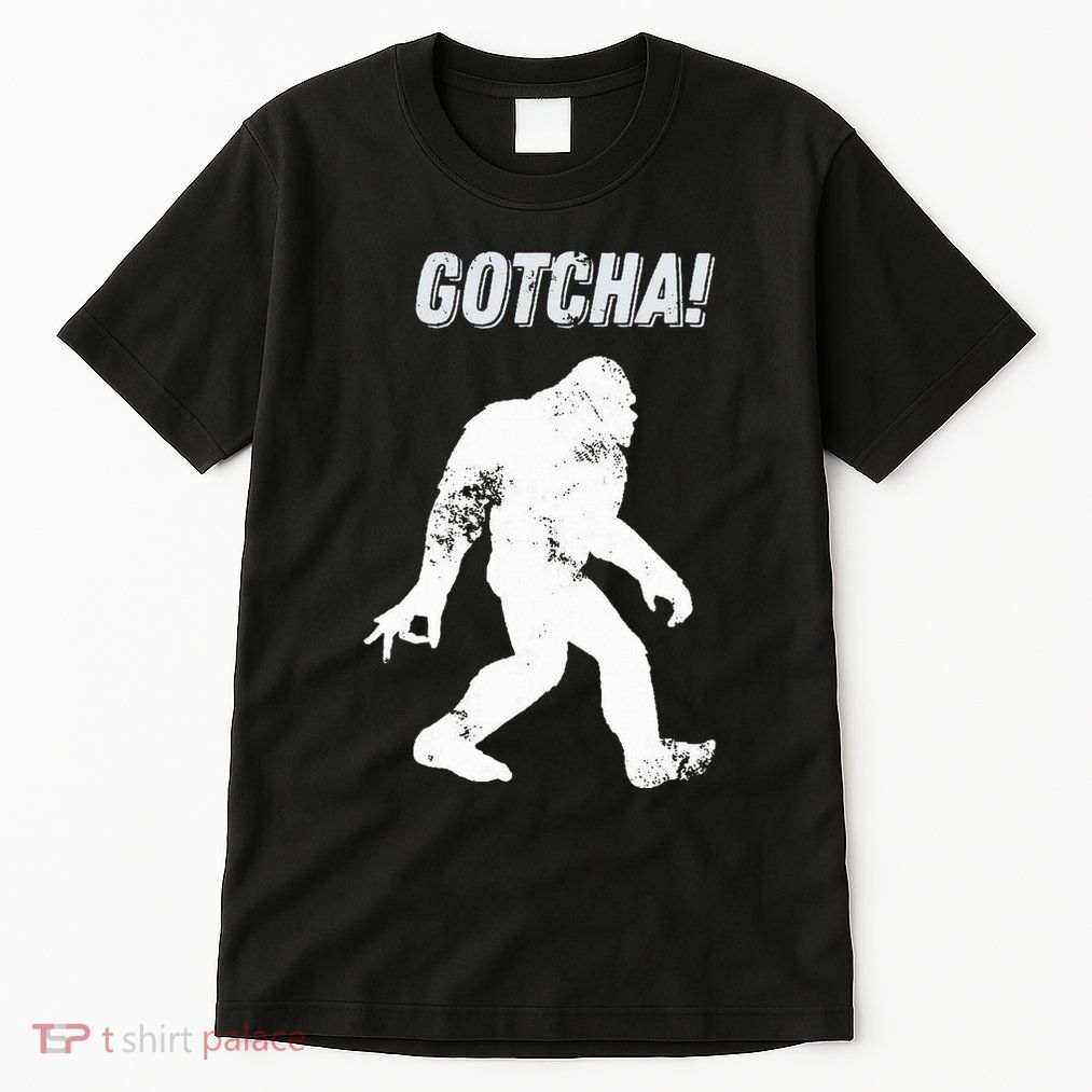 Bigfoot Circle Game Gotcha Meme Ok Hand Tall T-Shirt