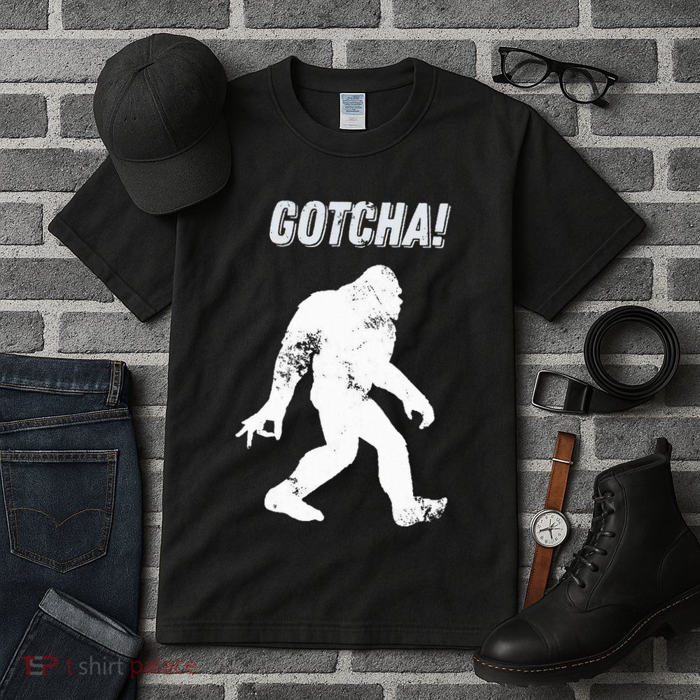 Bigfoot Circle Game Gotcha Meme Ok Hand Tall T-Shirt