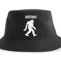 Bigfoot Circle Game Gotcha Meme Ok Hand Sustainable Bucket Hat