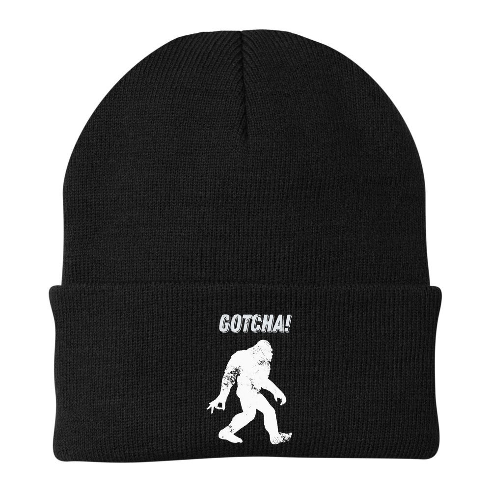 Bigfoot Circle Game Gotcha Meme Ok Hand Beanie