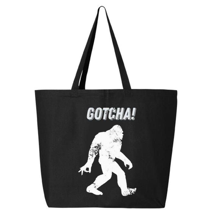 Bigfoot Circle Game Gotcha Meme Ok Hand 25L Jumbo Tote