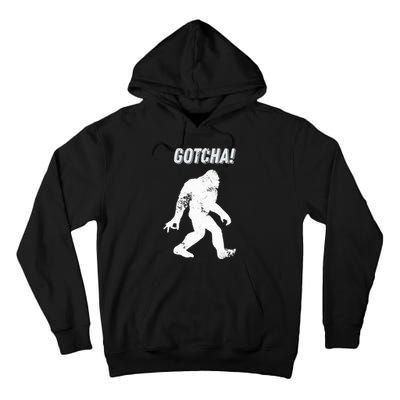 Bigfoot Circle Game Gotcha Meme Ok Hand Tall Hoodie